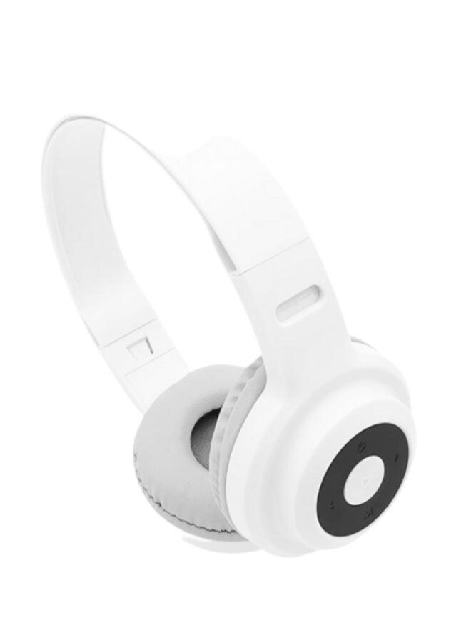 Sodo Over-Ear Wireless Headphone with Microphone, White- SD- 704
