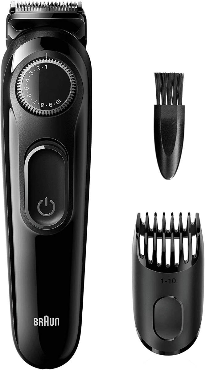 Braun Beard Trimmer and Hair Clipper , Black - BT3222