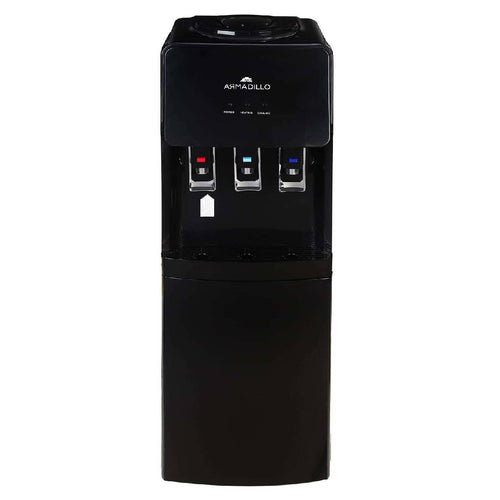 Armadillo Hot, Cold and Normal Water Dispenser with Refrigerator, 3 Taps, Black-0000-FRI0-0788 | Best price in Egypt | B.TECH
