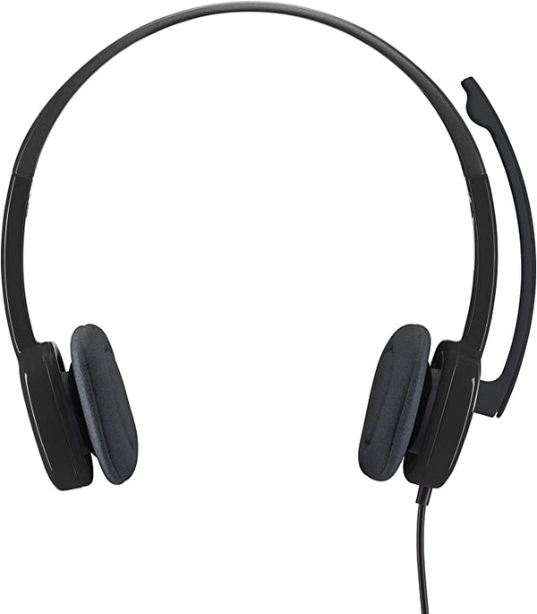 Logitech H151 Stereo Headset with Microphone, Black - 981-000589