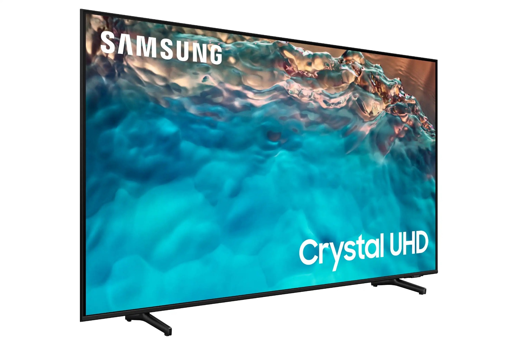 Samsung 55 Inch 4K UHD Smart LED TV with Built in Receiver - 55CU8000 with ETI TV Wall Mount, 26 to 55 Inch, Black - TX40