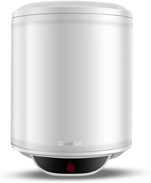 Castle Electric Digital Water Heater, 50 Liters, White - WH1050-D