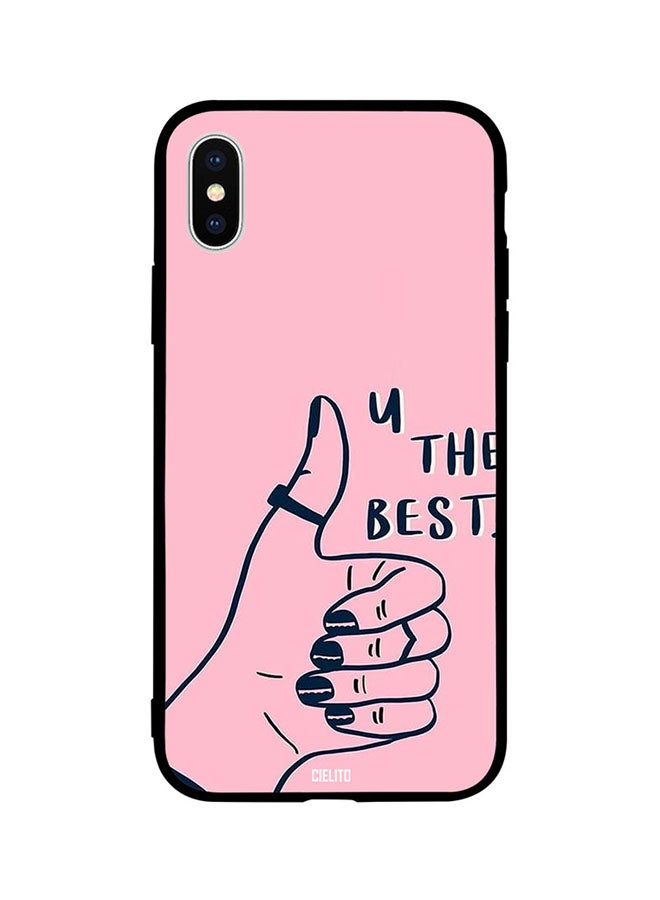 U The Best Printed Back Cover for Apple iPhone X