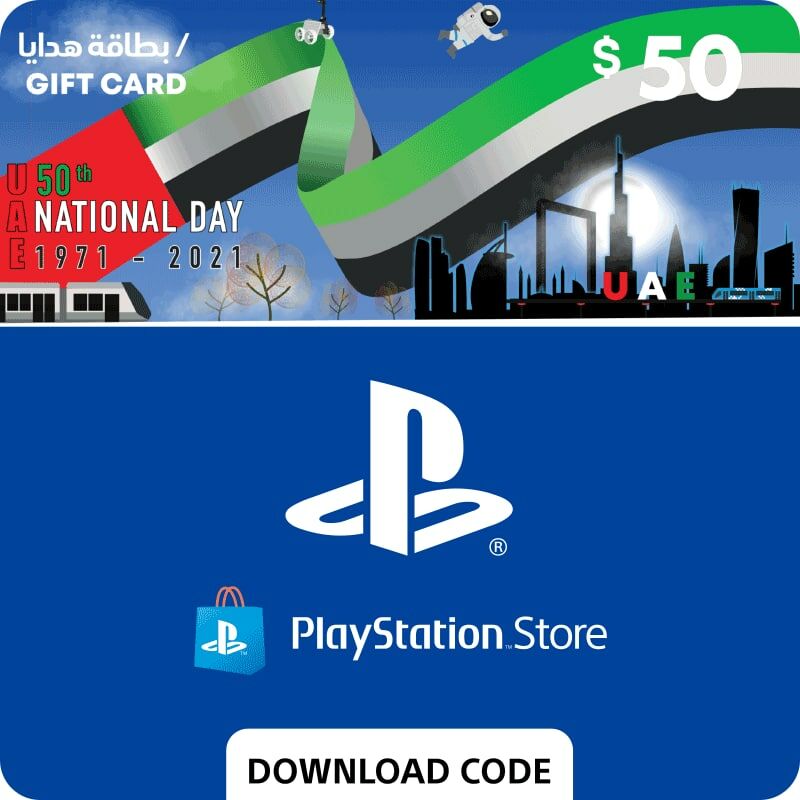 كارت ديجيتال PSN  سوني بلايستيشن 50 دولار - الامارات