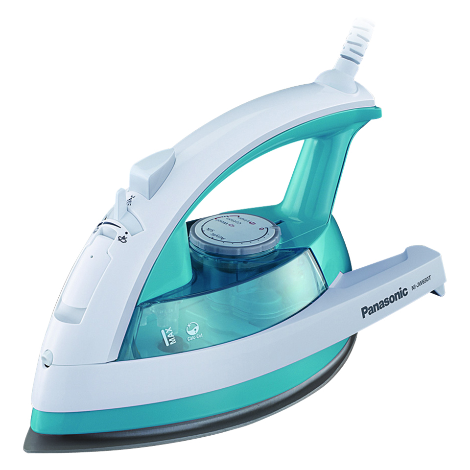 Panasonic Steam Iron, 1850 Watt, Blue- NI-JW650T