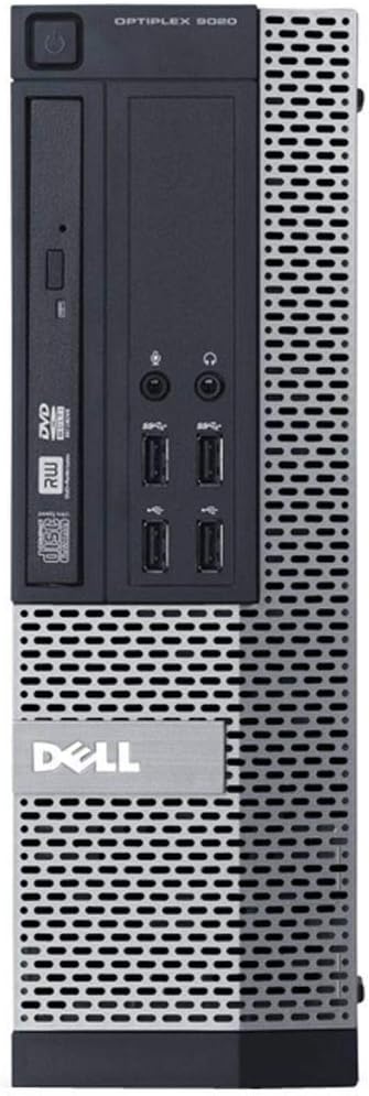 Dell Optiplex 9020 Mini PC Tower, Intel Core I7-4770, 1TB HDD, 8GB RAM, Intel HD Graphics, DOS- Black