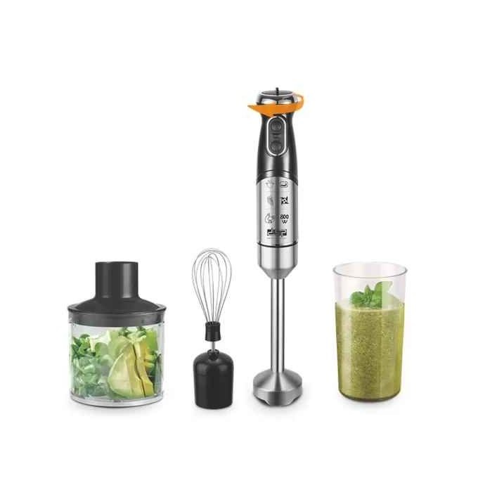 DSP 4 In 1 Hand Blender Set, 600ml, 800 Watts, Black and Silver - km1152