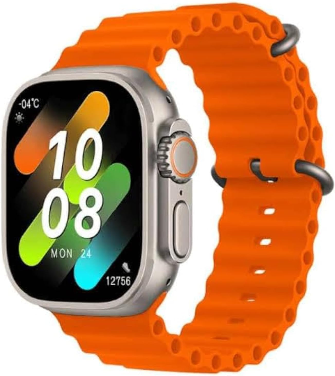 X9 Ultra 2 Series 9 Smart Watch Gold Case and Orange Strap Best price in Egypt B.TECH