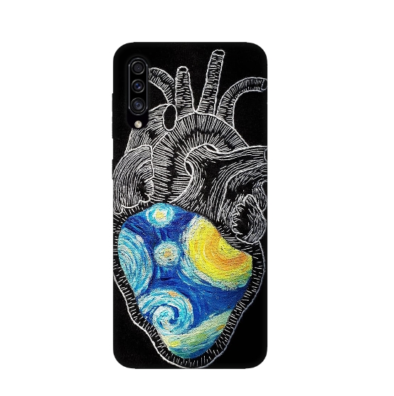 Van Heart Printed Back Cover for Samsung Galaxy A50