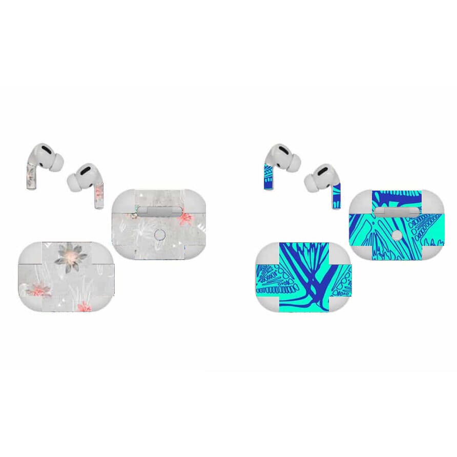 Bundle of Tribal Beat Skin and Sweet Nectar Skin For Apple Air Pods Pro