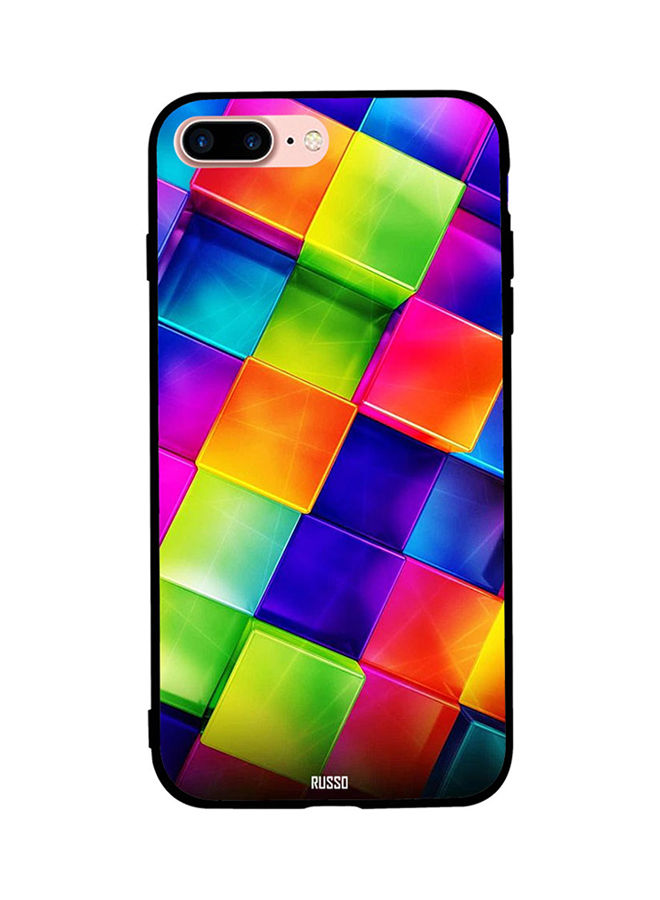 Cover Jelly Cubes Pattern Printed Back Cover for Apple iPhone 8 Plus
