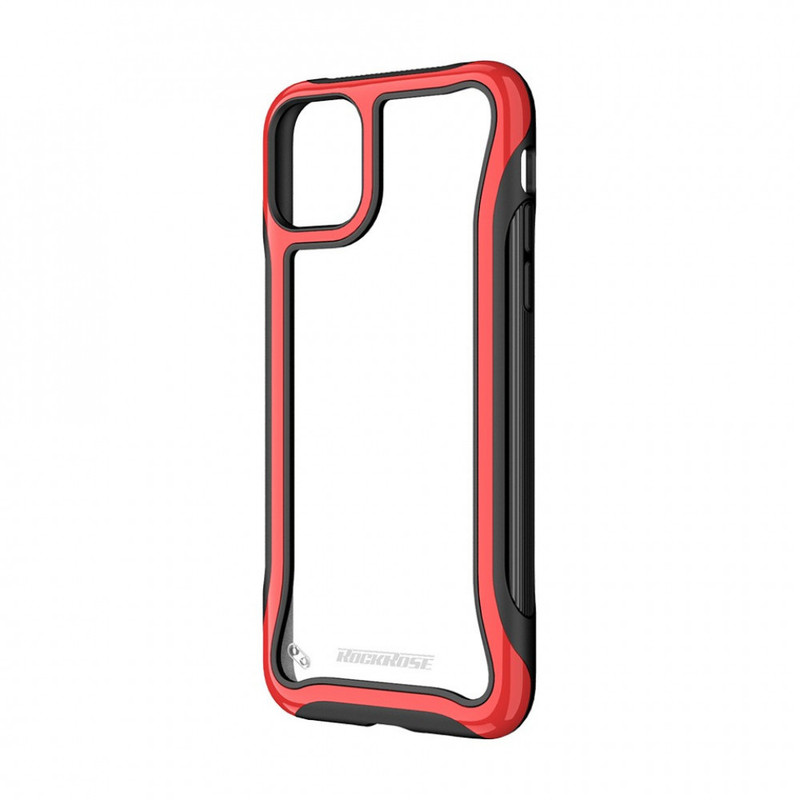 Rock Rose Printed Back Cover for Apple iPhone 11 Pro, Black and Red - RRPCIP11PSR