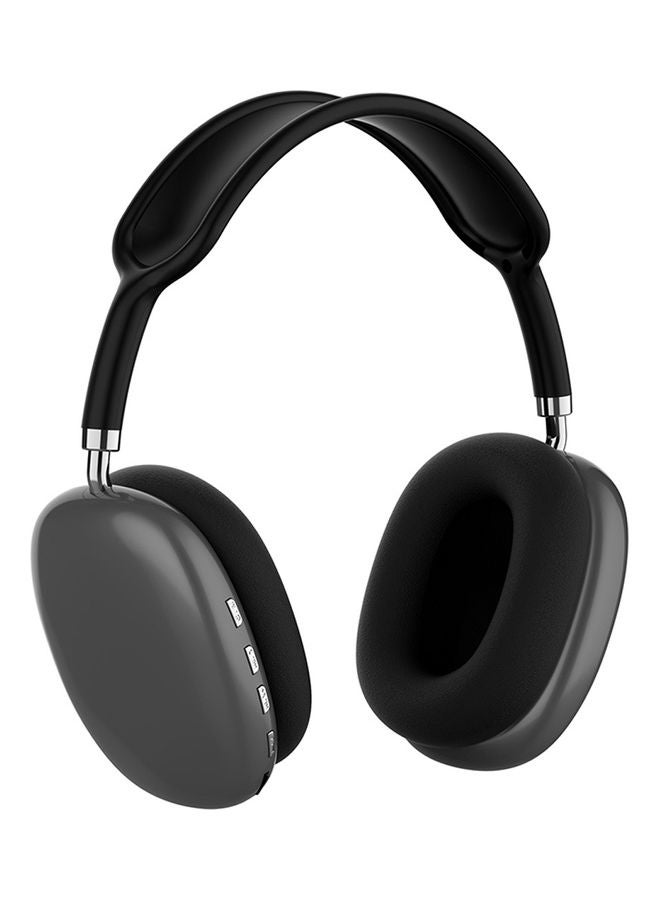 Bluetooth Wireless Over-Ear Headphone With Mic, Black - P9