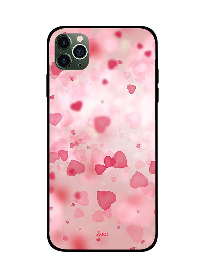 Pink Hearts Printed Back Cover for Apple iPhone 11 Pro