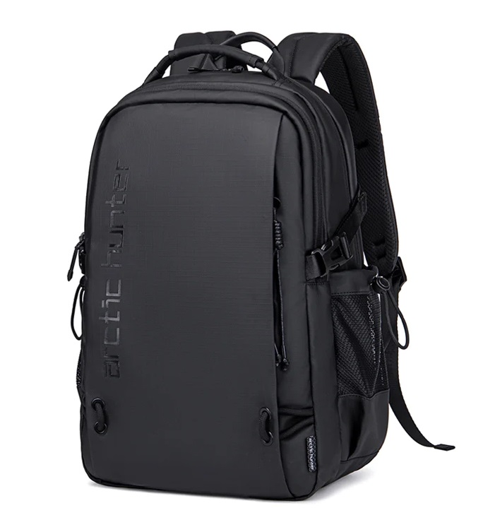 Arctic Hunter Laptop Backpack, 15.6 Inch, Black - B00530 CHS