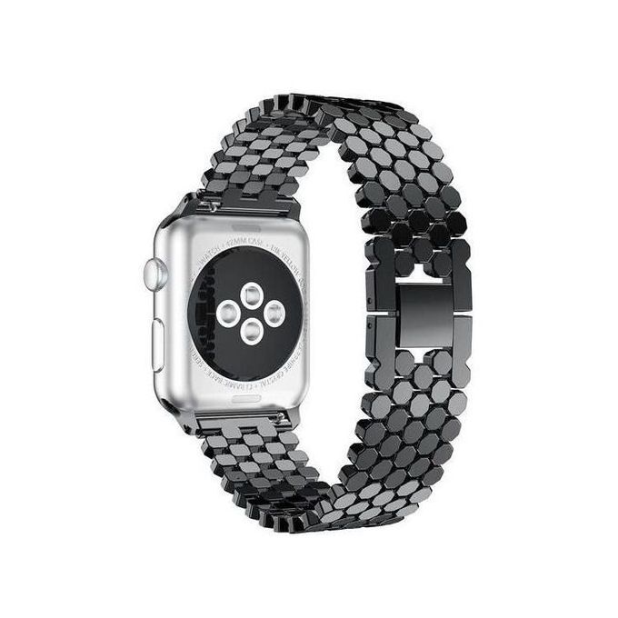 Stainless Steel Strap For Apple Watch Series 6, 44mm - Black