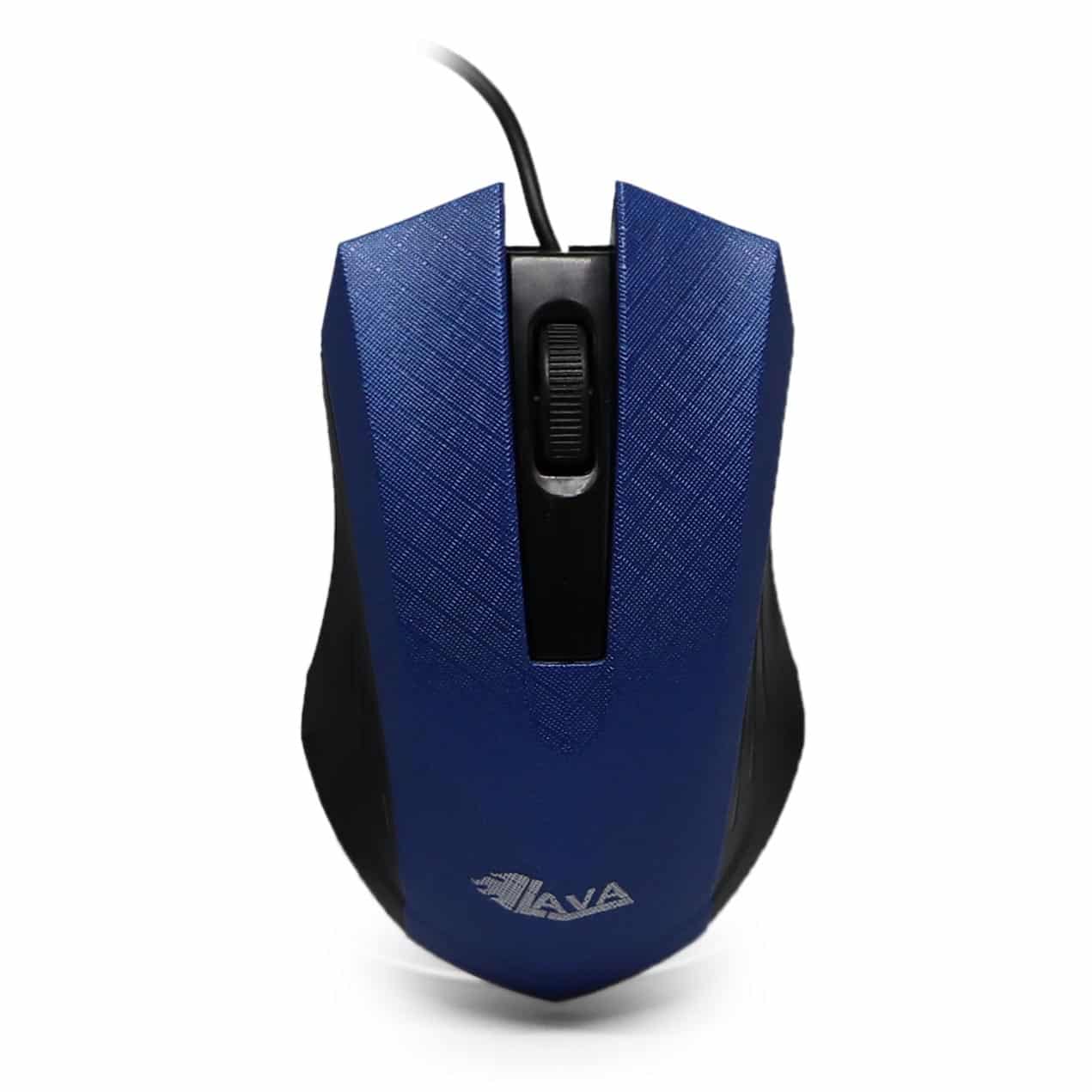 Lava Wired Mouse, Black and Blue - ST 5