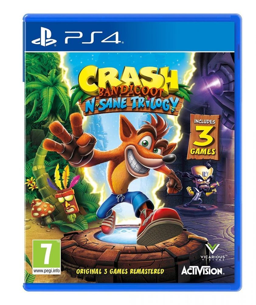 Crash Bandicoot N. Sane Trilogy For PlayStation 4