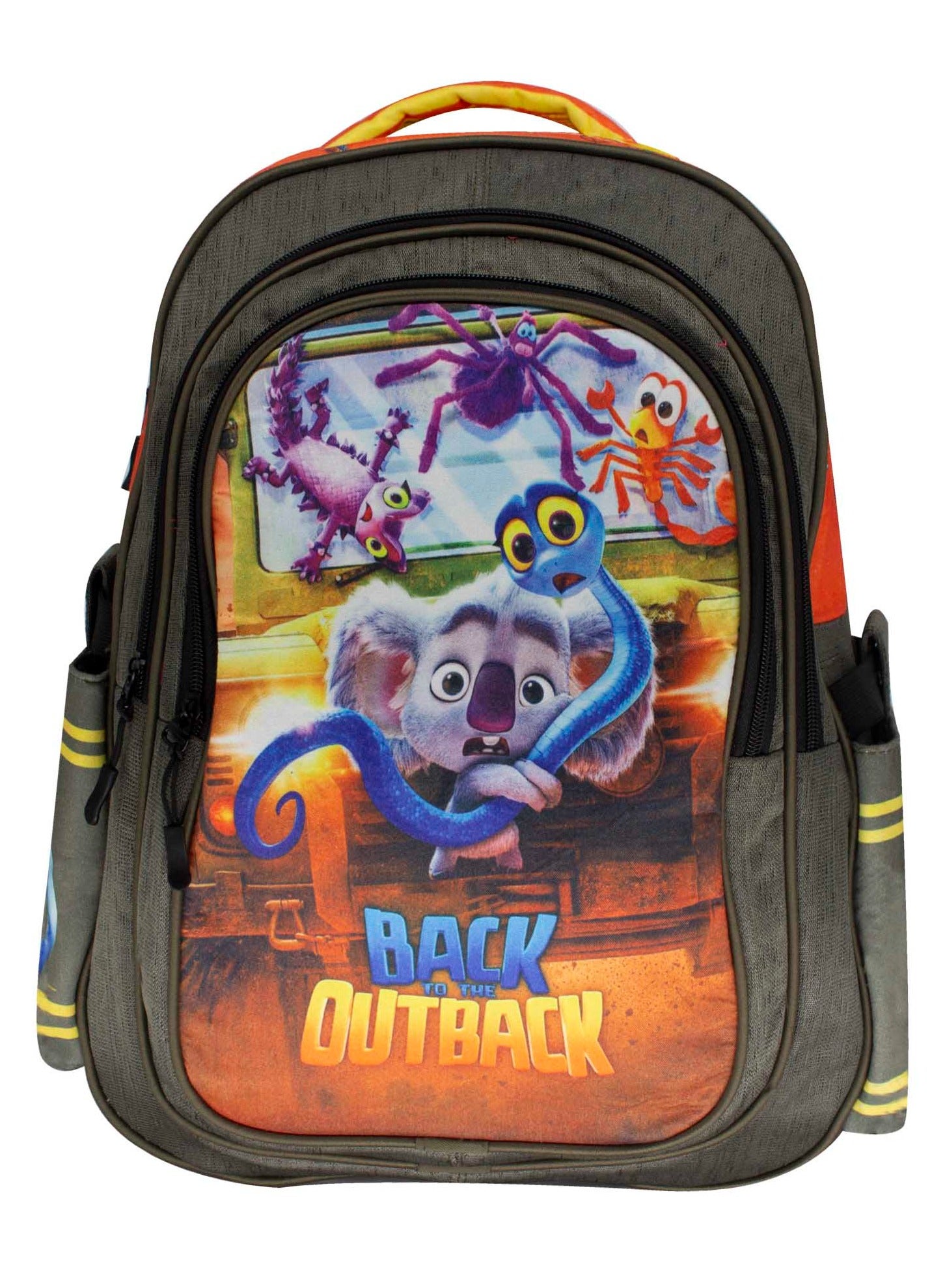 Gharibo Bags School Backpack For Boys Back Outback Pattern Multi Color Product detail page