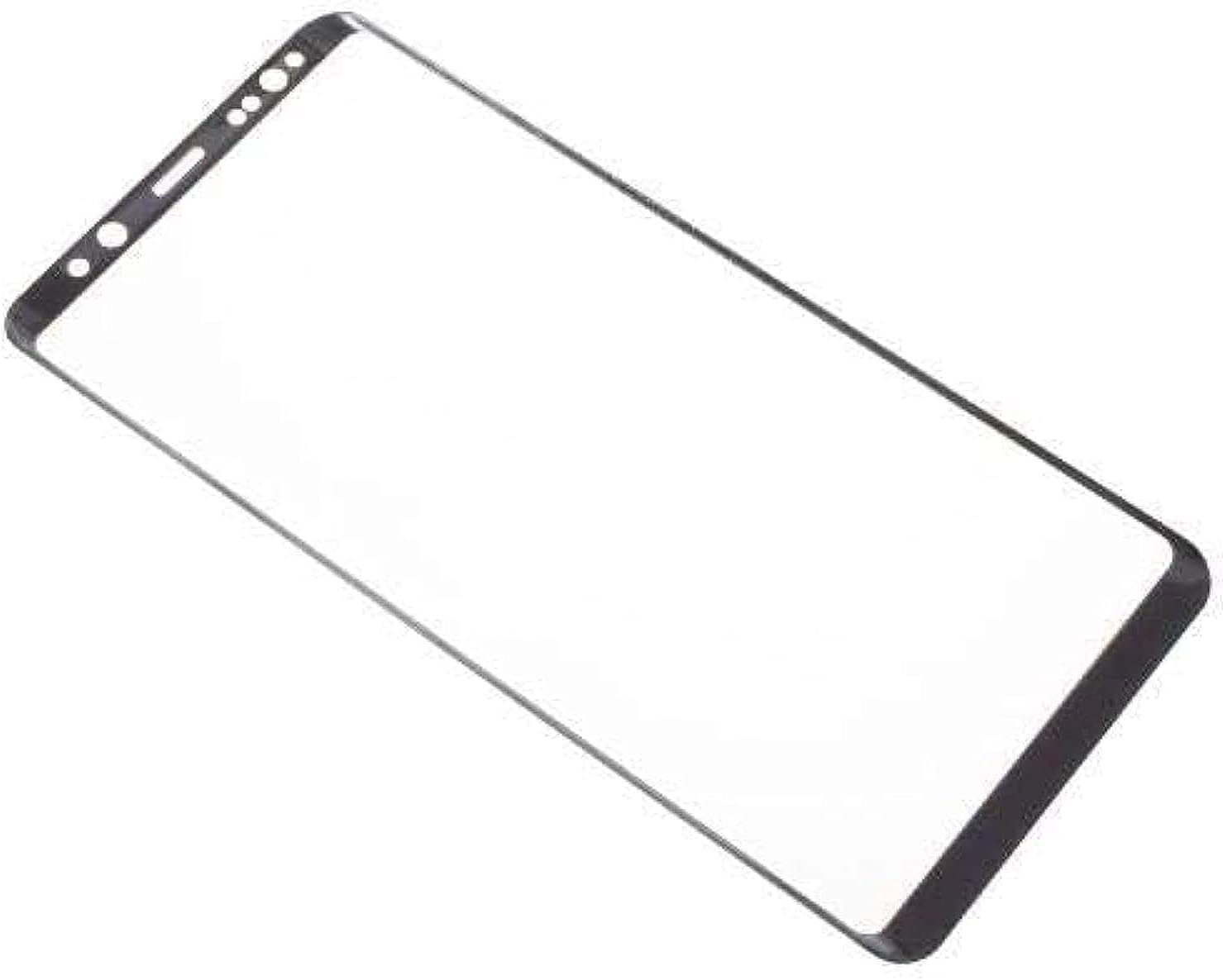 Tempered Glass Screen Protector for Samsung Galaxy Note 8 - Transparent with Black Frame