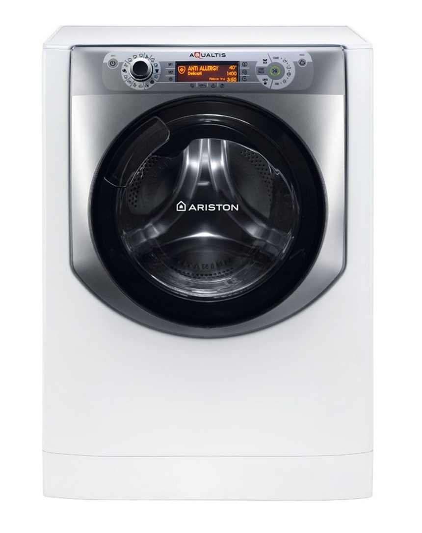 Ariston Front Loading Washing Machine With Dryer, 10 KG, White - AQD1070D497EX