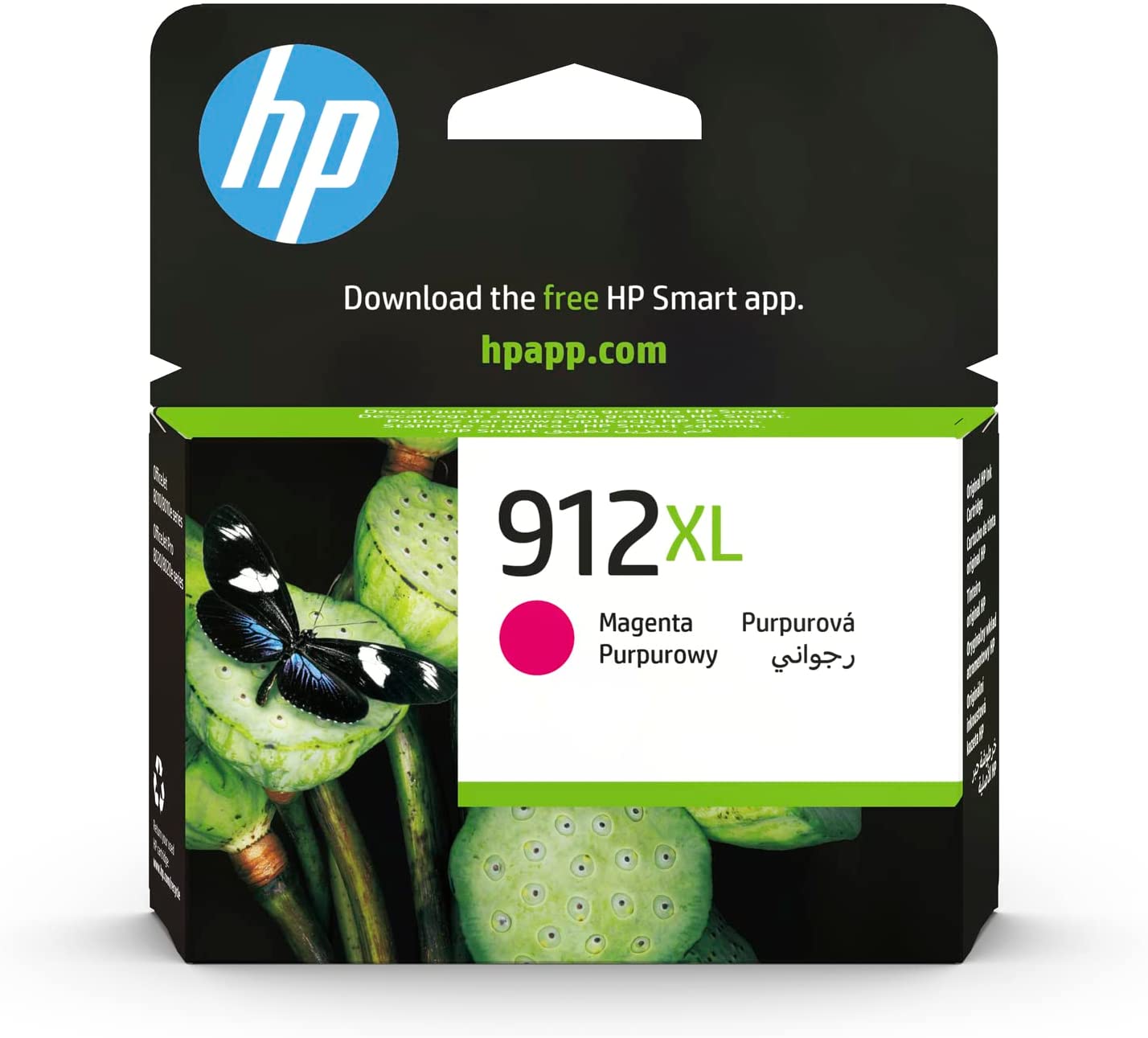 HP 912XLM Ink Cartridge, 825 pages, Magenta - 3YL82AE