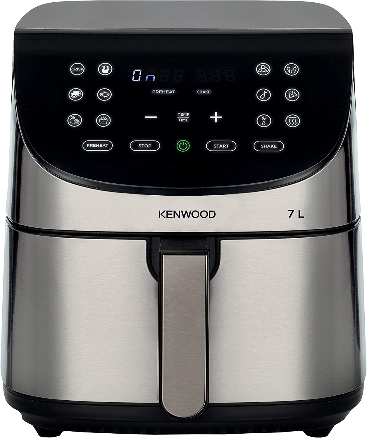 Kenwood Air Fryer, 1800 Watt, 7 Liters, Silver - HFM80.000SS