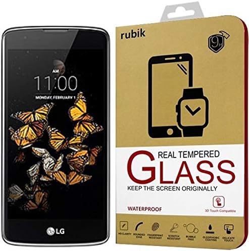 شاشة حماية زجاج مقوى روبيك لهاتف ال جي K8 - شفاف