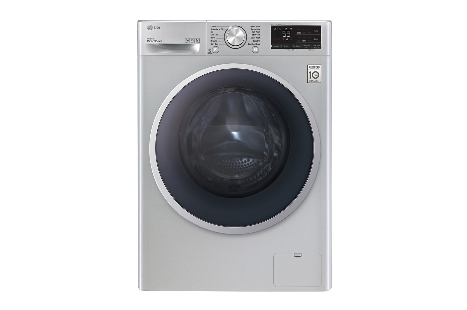 LG Vivace Automatic Washing Machine, 9 Kg, Silver - F4R5VYGSL