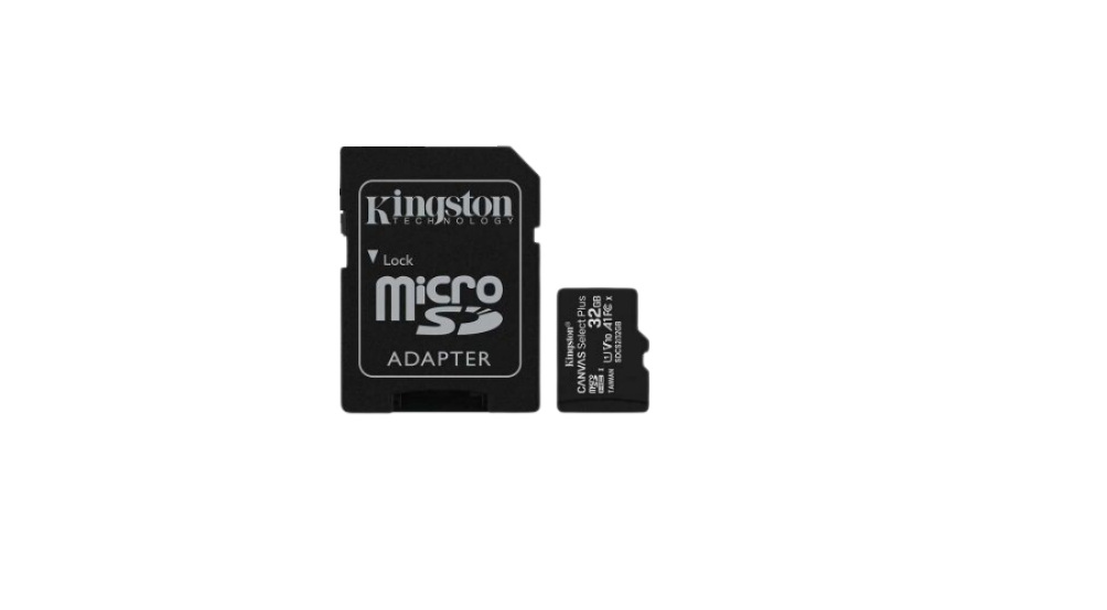 Kingston Select Plus Micro SD Memory Card, 32GB, Black - SDCS2/32GB