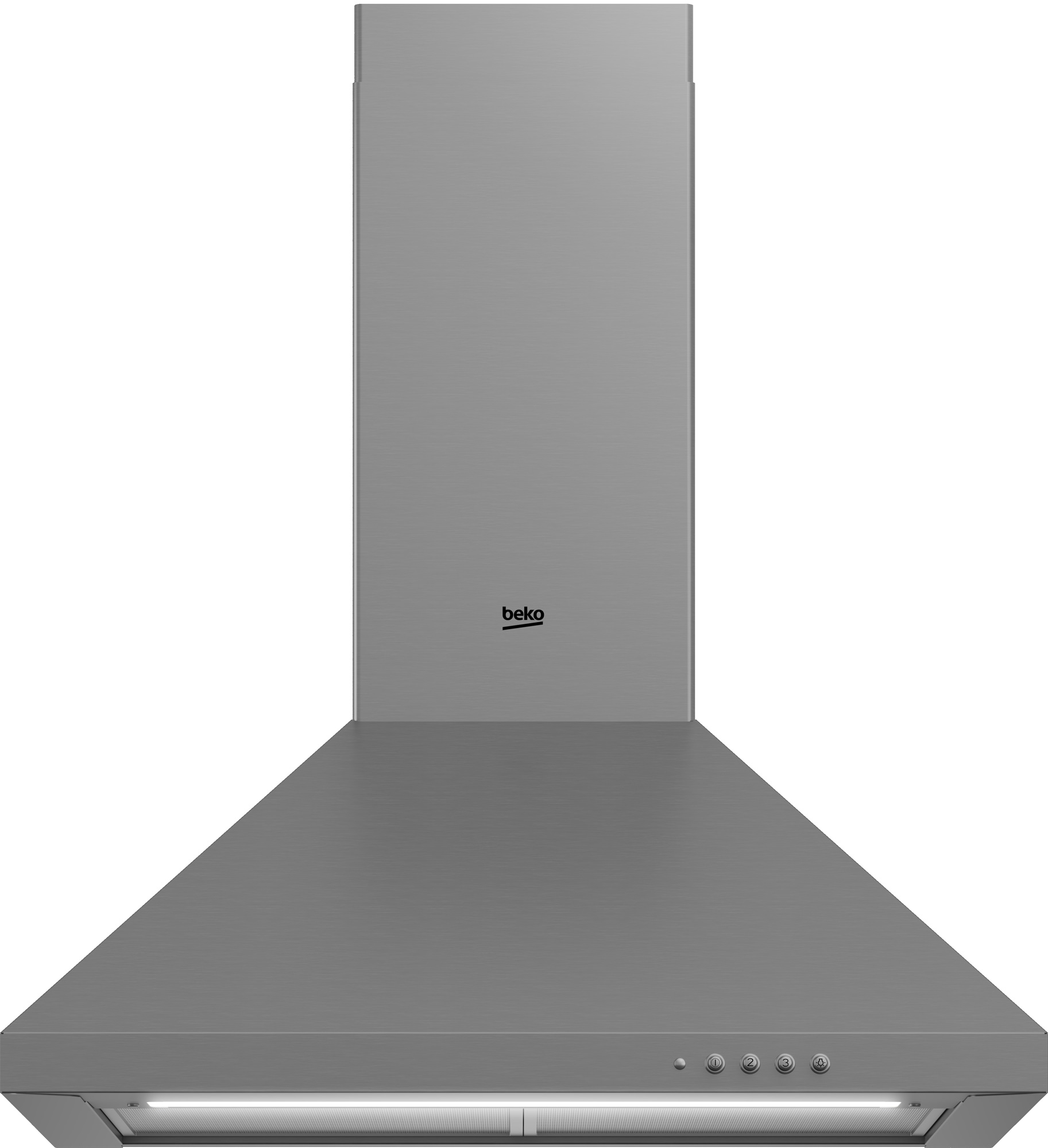 Beko Built-in Hood, 60 CM, Stainless Steel- CWB 6441 XN