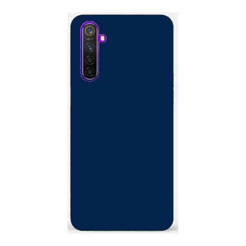 StraTG Silicon Back Cover for Realme 6 Pro - Dark Blue