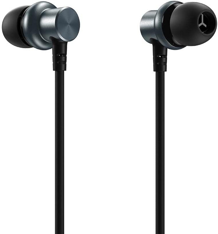 Joyroom In-ear Wired Earphones with Microphone, Black-Grey - JR-EL115