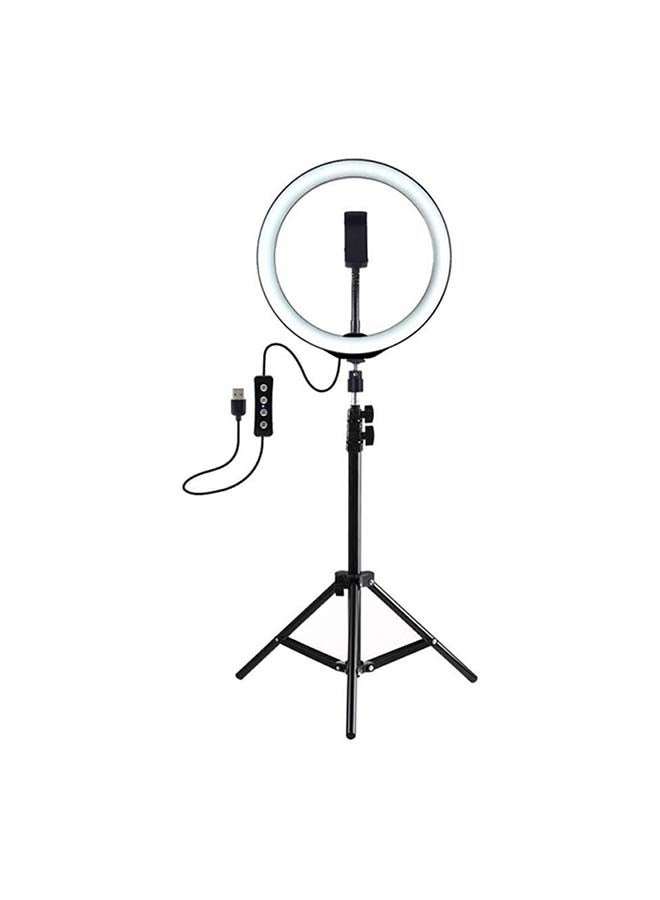 Intag Ring Light with Tripod Mount, 10 Inch - Black and White