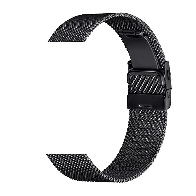Stainless Steel Strap For Apple Watch 44mm Series 6 - Black