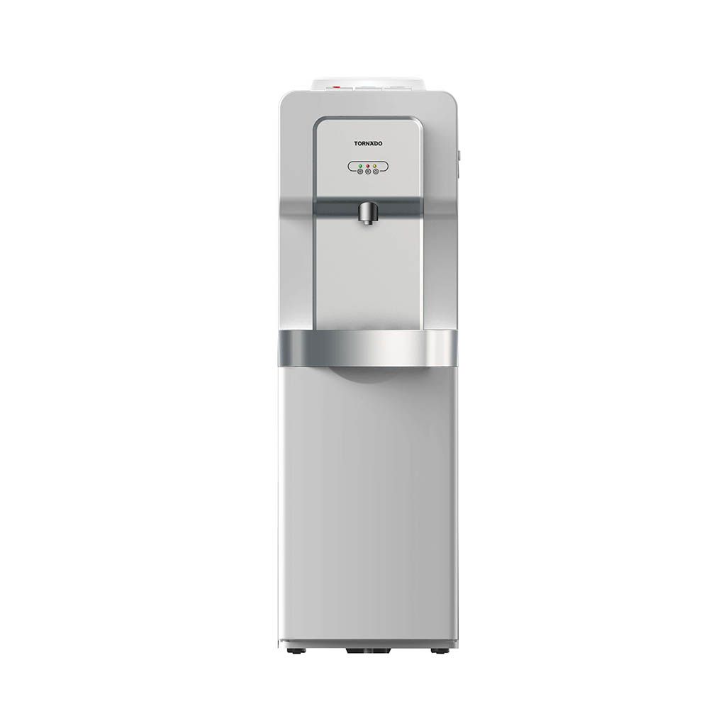Tornado Hot, Cold and Normal Water Dispenser, Silver - WDM-H40ABE-S