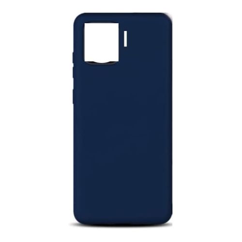 StraTG Silicon Back Cover for Oppo A93 and A73  - Dark Blue