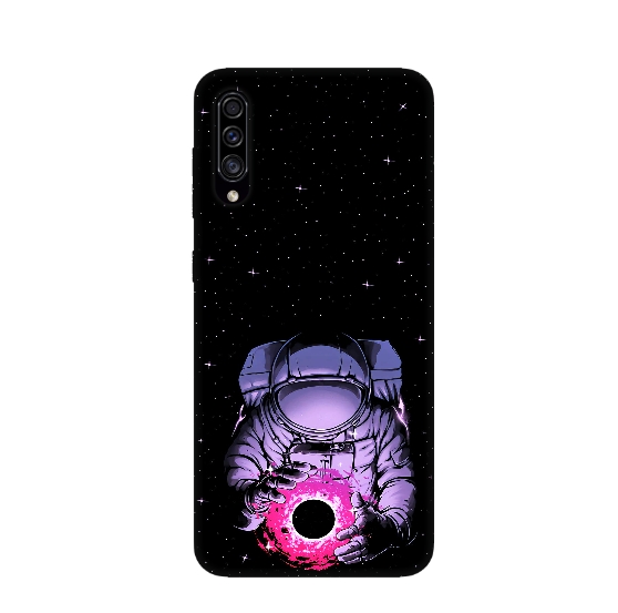 Silicone Astronaut Magic Pattern Back Cover For Samsung A30s