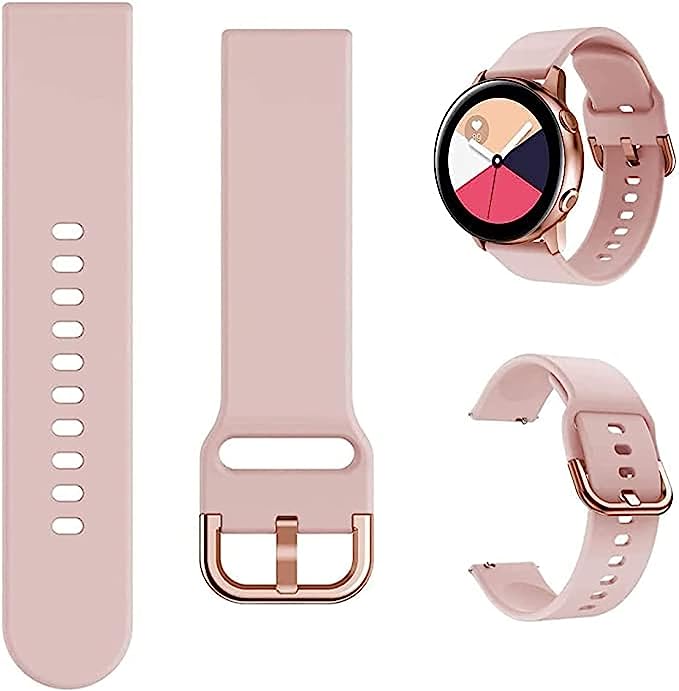 Mobilic 20mm Silicone Strap Band For Amazfit Gts 3 Gts 2 Bip U Bip U Pro Bip Bip S Bip Lite Pop Pro Gtr 42mm Gts Gts 2E Gts 2Mini Pink Best price in Egypt B.TECH