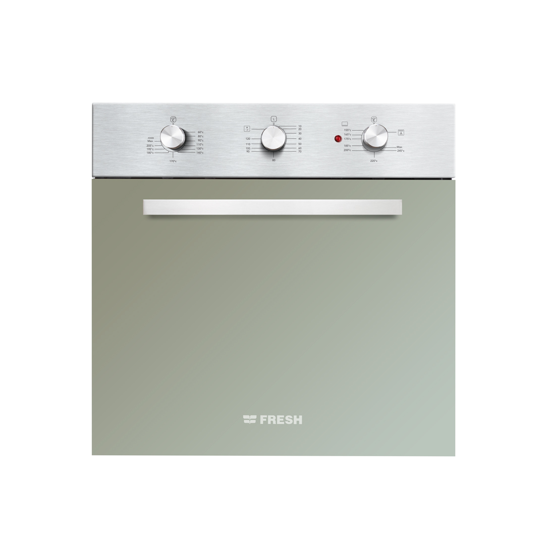 Fresh Built-In Oven with Grill, 60 cm, Silver - 10342