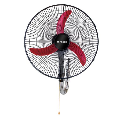 Fresh Shabah Wall Fan without Remote Control, 20 Inches, Black and Red - 500005314