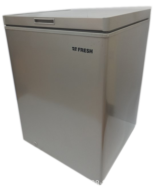 Fresh Defrost Chest Freezer, 140 Liters, Silver- FDF190F