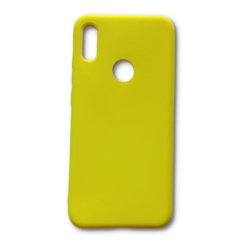 Stratg Silicone Back Cover for Huawei Y6 2019 and Y6 Pro - Yellow
