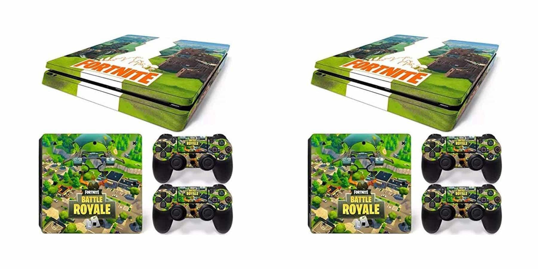 Set of 2 Fortnite Sticker for Sony PlayStation 4 Slim and Controllers - ST-CO-SE-1577