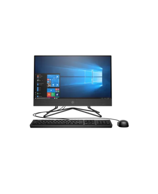 Hp ProOne 200 G4 All In One PC, Intel Core I3-10110U, 256GB SSD, 8GB RAM, 21.5 Inch, FHD IPS Display, Intel HD, Dos, Black - 295D4EA with Wired Keyboard and Mouse