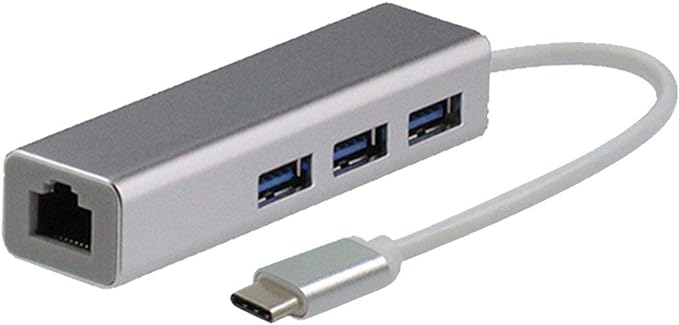 موزع USB برونيل، 4 في 1 - رمادي