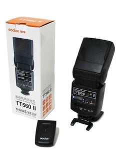 Godox Flash With Trigger for DSLR Cameras with Standard Hot Shoe, Black - TT560 II