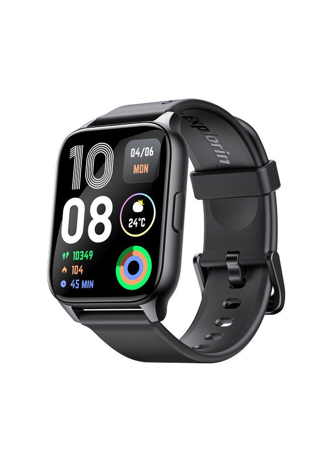 Oraimo 4 Plus Smart Watch, Black Case and Strap - OSW-801