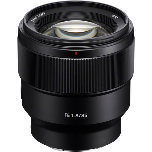 Sony FE Lens, 85mm, f-1.8 for Full-frame E-mount Mirrorless Cameras