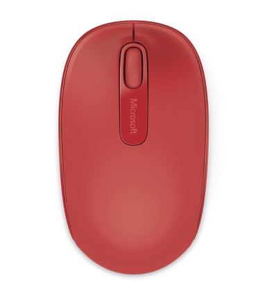 Microsoft Wireless Mobile Mouse 1850, Red- U7Z-00031